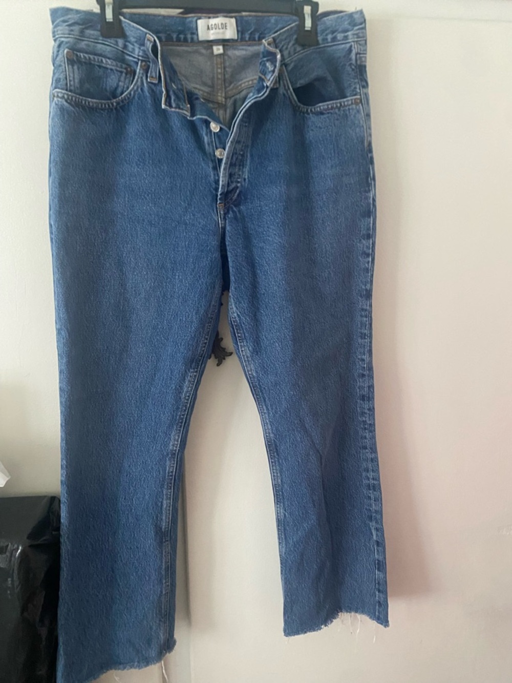 Agolde Women's Blue Boot Cut Jeans
